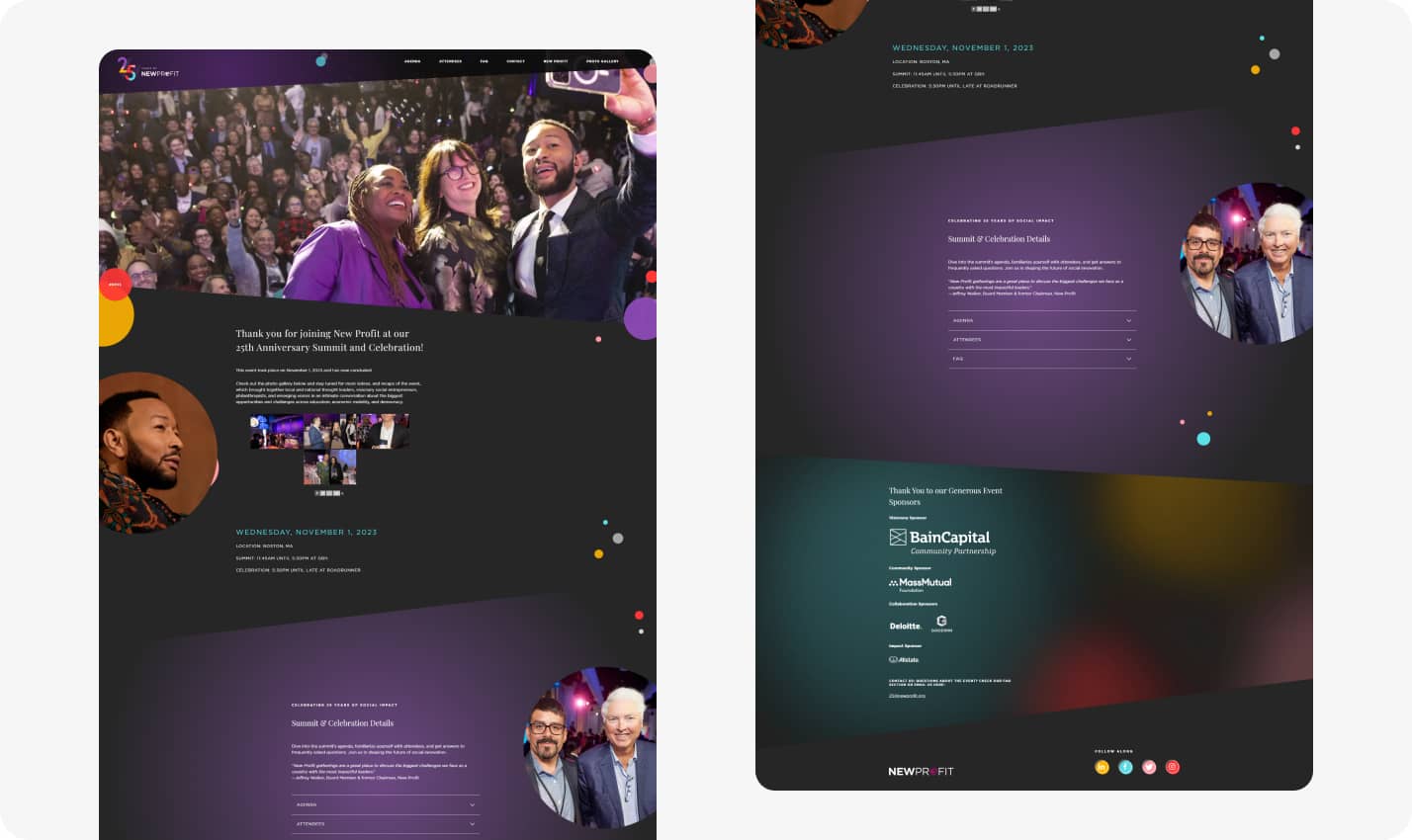 New Profit responsive
