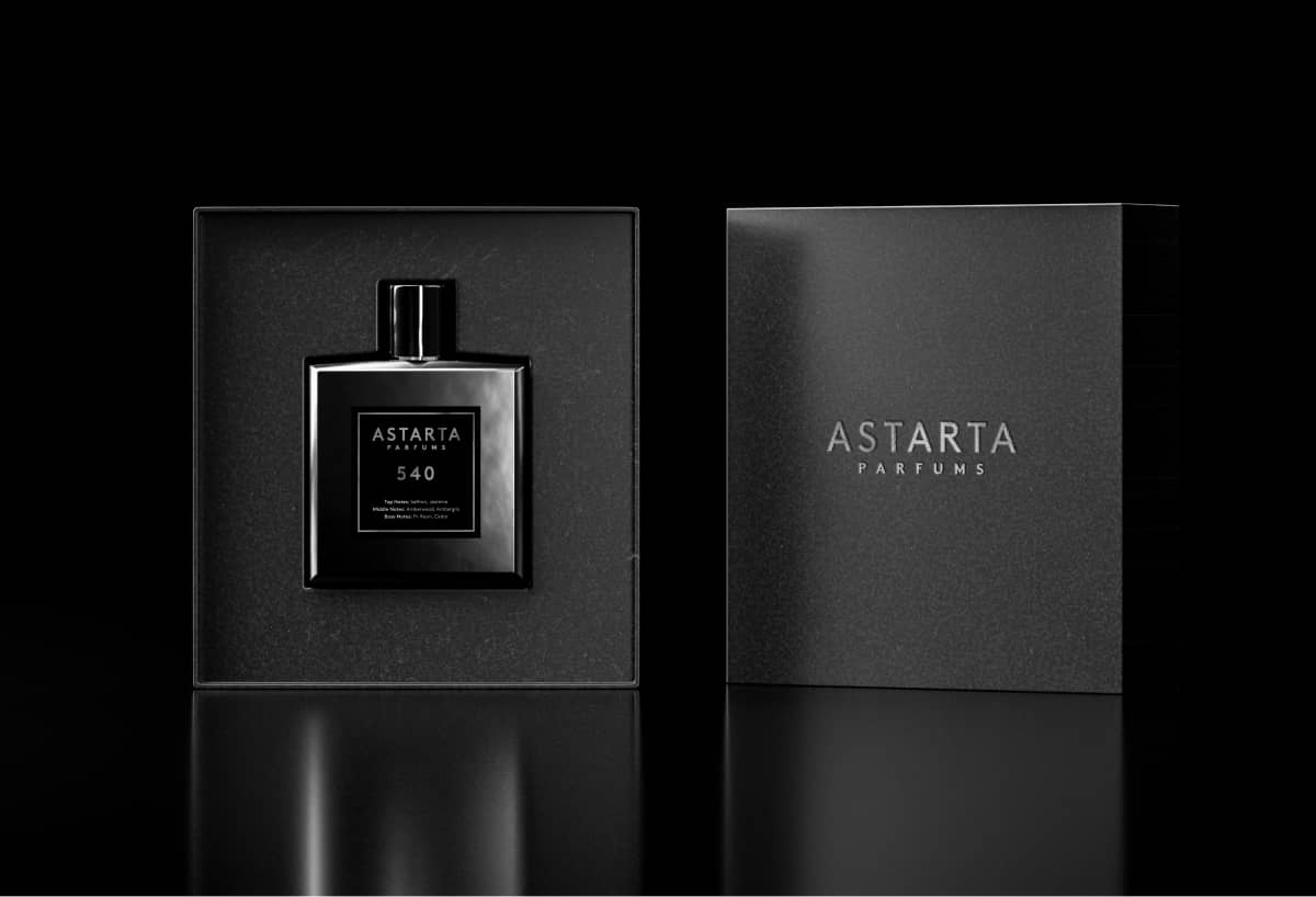 Astarta etiketa mockup