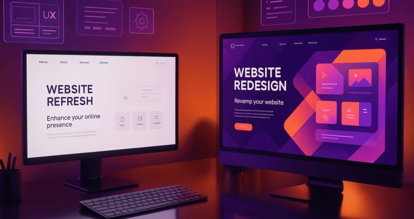 Website Refresh vs. Website Redesign: What’s the Difference?