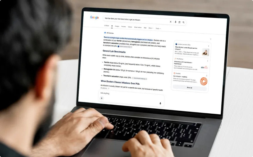 SEO za privatnu kliniku: šta smo naučili iz projekta za London Lauriston Clinic 18 Šta pojavljivanje u Google AI Overview govori o sadržaju klinike